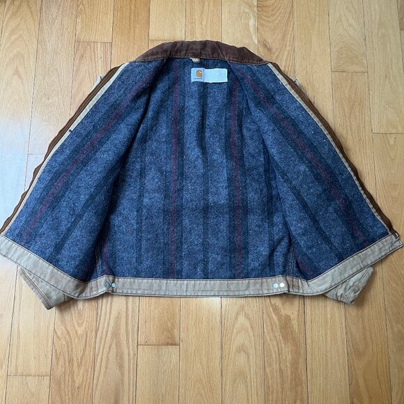 Vintage Carhartt Detroit Jacket J001 BRN L - Picture 2 of 6